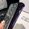 thumbnail image 4 of Compatible with iPhone 14 Pro Case for Women 3D Luxury Woven Grid Pattern Desgin Plating Phone Case Camera Protection Shockproof Phone Case for iPhone 14 Pro 6.1" - Purple, 4 of 11