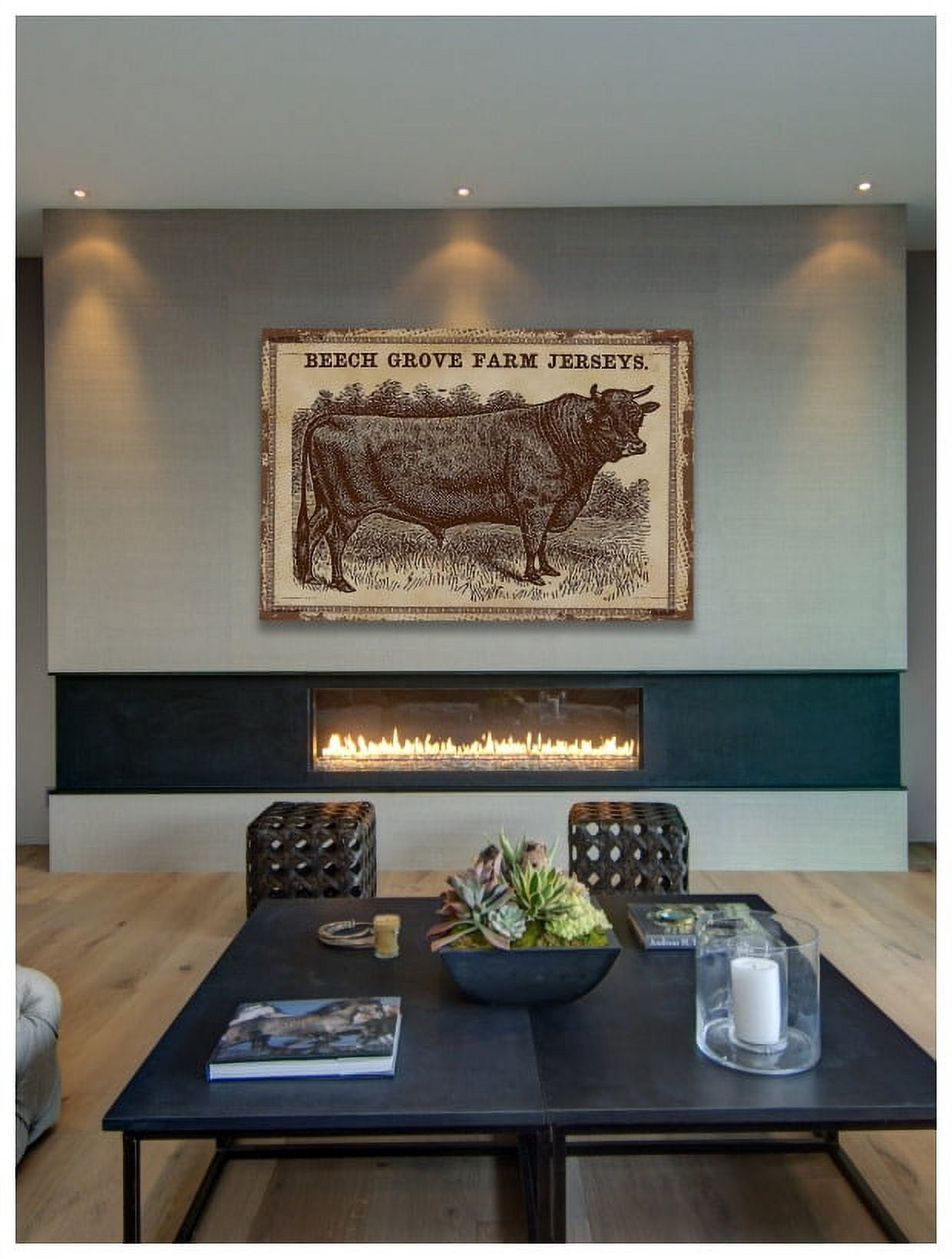 Marmont Hill "Cows Jerseys 2" Painting Print on Canvas