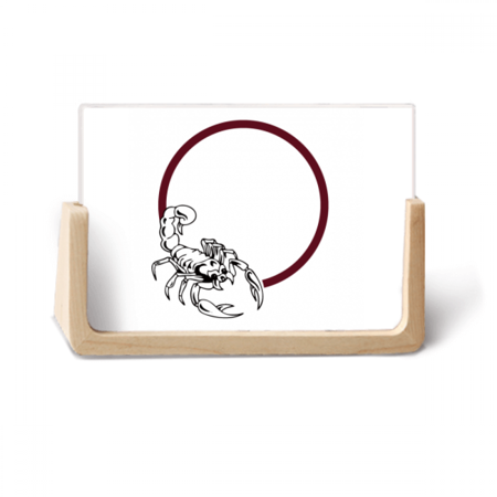 Scorpion Natural Insect Line Photo Wooden Photo Frame Tabletop Display