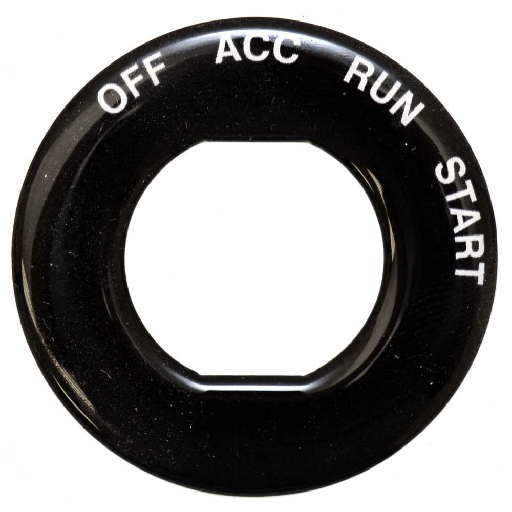 Tracker Boat Ignition Switch Decal 174448 Raised Black 1 3/4 Inch