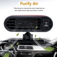 thumbnail image 2 of Calentador de coche ventilador calentador de coche 12V / 24V coche calentador eléctrico con aire frío y caliente descongelación de nieve nebulizador eliminador. Levamdar WLJ-3932, 2 of 5