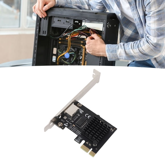PCIe Card, RTL8125B Gigabit Adapter Card High Speed Remote Wake Up Function Plug and Play for Linux for 7 8