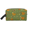 thumbnail image 2 of Uemuo Squirrel And Nuts Pattern Portable Toiletry Bags with Handle, Waterproof travel Make up Bags for Women, Large Capacity Travel Cosmetic Bags, 2 of 9