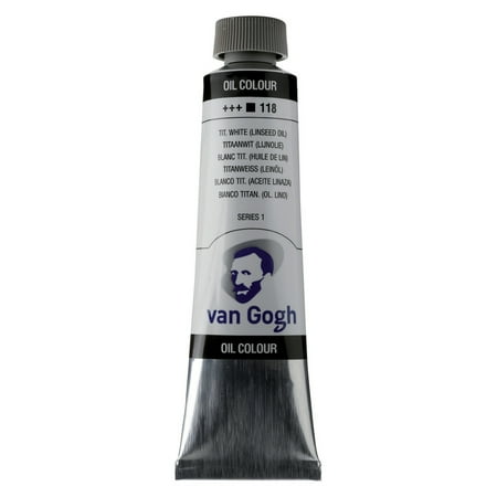 UPC: 8712079219130 | Royal Talens Van Gogh Oil Color 40ml Titanium White Linseed Oil