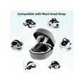 thumbnail image 4 of Étui Rigide de Transport pour Oculus Quest 2/Meta Quest 3/Vision Pro/Pico 4 Casque VR, Compatible avec Elite Strap/Kiwi Design/BOBOVR Head Strap, Protection Complète pour Voyage et Rangement, 4 of 7