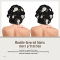 thumbnail image 2 of Naloa Rose Flowers Adjustable Hair Bonnet for Sleeping, Hair Wrap Sleep Cap Turban for Women Men, Curly Straight Hair Long Large Braid Unisex, 2 of 6