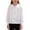 Blanc, variante sur EGNMCR Blouses et Chemises à Manches Longues Col Rond Zhongda pour Filles, Saison d'Ouverture Scolaire, Chemise à Manches Longues avec Dentelle et Col Roulé pour Enfants comme sous-Vêtement Blouse pour Filles