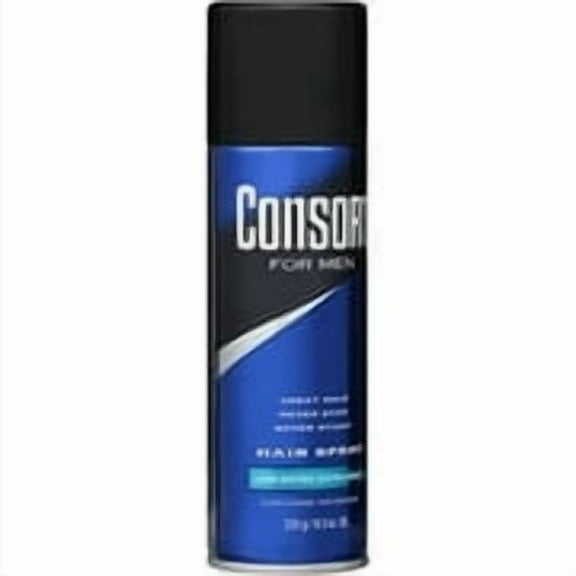 Consort Aerosol Unscented Hair Spray For Men, Extra Hold, 8.3 Oz, 2 Pack