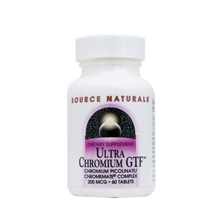 Source Naturals Ultra chrome GTF 200 mcg - prendre 60 Ea