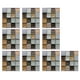 XZNGL 10pcs 3D Stickers de Carreaux de Cristal DIY Autocollants Muraux Autocollant Imperméables – image 1 sur 9