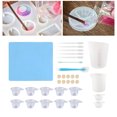 thumbnail image 2 of Silicone Measuring Cup Tool Kit Spatula Finger Gloves Pipettes Epoxy Resin Mixing Tool Set, 2 of 8