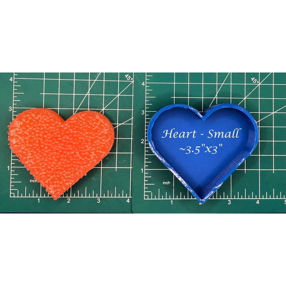 Heart Silicone Freshie Mold - 3"