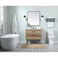 thumbnail image 6 of 36 inch single bathroom vanity in natural oak with backsplash, 6 of 8