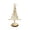 Beige, variant on Lilixerw Christmas Macrame Tree Decoration Cream Knotted Cord Star Beads Wood Slice Base Tabletop Decor for Home Mantel Shelf Holiday Decoration