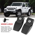 thumbnail image 1 of Hood Lock, Juego antirrobo Hood Lock Latch Lock con llaves para Jeep Wrangler JK Unlimited 07-17 Khall QC10044, 1 of 6