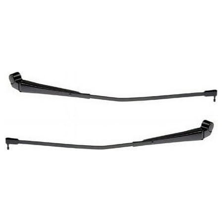 Front Windshield Wiper Arm Set 2 Piece Set - Compatible with 1983 - 1991 GMC S15 Jimmy 1984 1985 1986 1987 1988 1989 1990
