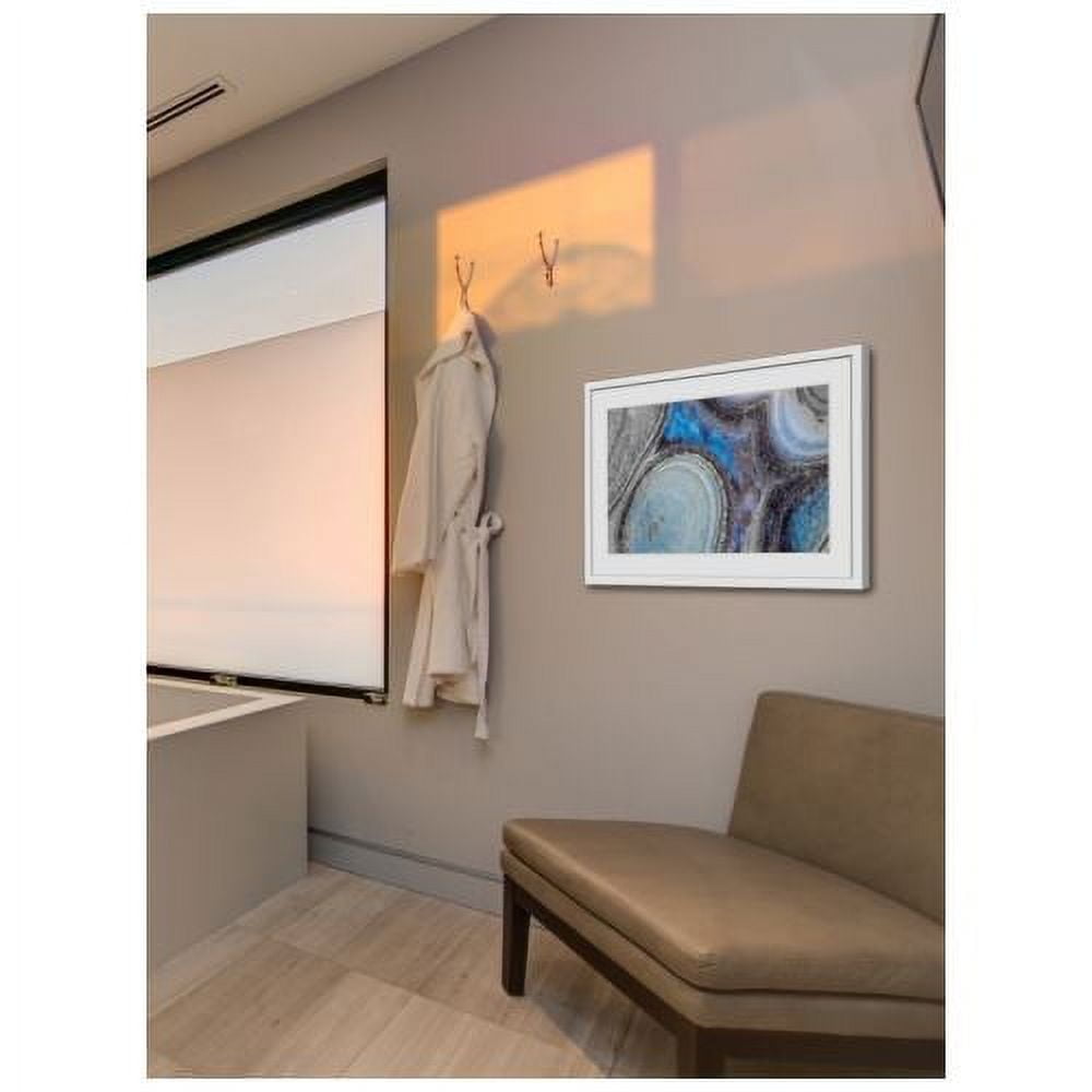 "Blue Flame" Framed Painting Print