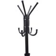TINGOR Coat Rack Standing Metal Coat Rack Hat Hanger 12 Hook for Jacket
