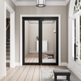 thumbnail image 2 of 72" x 80" Full Lite Mirrored Closet Sliding Doors With Hardware Kit, 2 of 6