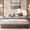 Walnut, variant on Huisuilinss Wood Platform Bed Without Headboard,Low Profile Bed Frame,Modern Minimalist Design Space-Saving Bed Frame With Wooden Slats,No Box Spring Needed,Easy Assembly