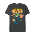 thumbnail image 2 of Disney Star Wars T-Shirt Men's Grogu Galaxy Short Sleeve Graphic Top, 2 of 5