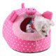 thumbnail image 2 of Nido con forma de cerdo para perros, cálido nido para gatos en invierno, cómodo y transpirable, acogedor, cueva cálida para dormir, casa para cachorros, gatos y perros pequeños., 2 of 7