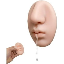 Realistic Nose Shape Wall-Mounted Soap Dispenser,Silicone Material - Funny Refillable Liquid Gel Container for Bathroom Kitchen Home Decor