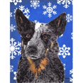 thumbnail image 1 of Flocons de Neige d'Hiver de Chien de Bétail Australien de 11 x 15 Po., 1 of 1