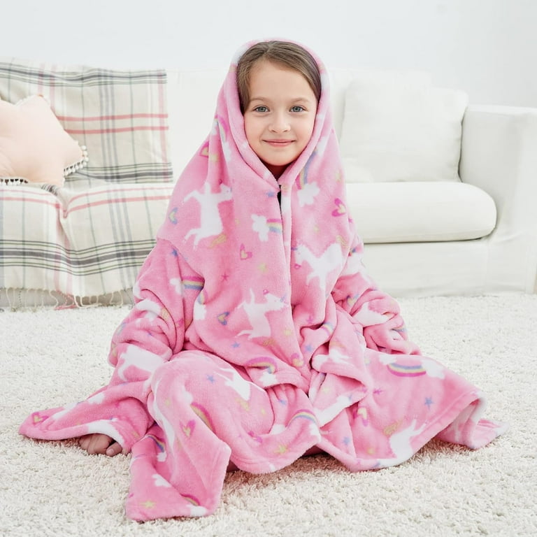 Kids blanket with sleeves hotsell