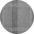 thumbnail image 1 of Ahgly Company Indoor Round Abstract Gray Modern Area Rugs, 6' Round, 1 of 4