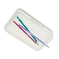 thumbnail image 3 of Pencil Box Lightweight design Plastic box, Snap-on Lid -Clear Color 4 box, 3 of 5