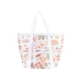 thumbnail image 2 of Bolso de playa de malla de nailon para viajes y compras | Organizador de almacenamiento transparente y transpirable para el hogar, la oficina y la piscina | Bolsa multiusos para ropa, 2 of 6