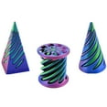 thumbnail image 2 of Spiral Toys - 3 Pack of Impossible Cones, Spiral Cones Fidget Toys Impossible Pyramid Penetration Toys, Suitable for Collectors, Desktop Decoration, C, 2 of 7