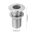 thumbnail image 3 of Raccord traversant en acier inoxydable MJS022 pour tuyau de bateau, 2,5 cm, 3 of 4