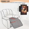 thumbnail image 3 of FOR U DESIGNS American Flag Eagle Flame Print Recliner Chair Covers for Large Recliner, Reclining Sofa Slipcover Waterproof Anti-Slip Furniture Protector, Soft Breathable Armless Reclining Slipcover, 3 of 6