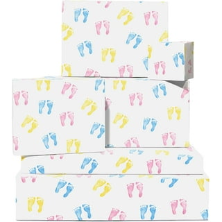 Buy 2 Sheets Gift Wrapping Paper & 2 Tags 50cm x 70cm New Born - Baby  Shower - Girl Boy (Baby Boy D16) Online at desertcartINDIA