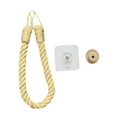thumbnail image 3 of jifeng Hemp Rope Towel Holder Tissue Storage Rack Multiuse Decorative Wall Mount Bathroom Tissue Organizer Rope Towel Rings for Hotel, 3 of 9