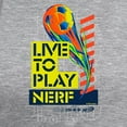 thumbnail image 3 of CafePress - Live To Play Nerf Soccer T Shirt - Womens Tri-blend T-Shirt, 3 of 4