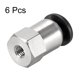 thumbnail image 3 of Adaptador de accesorio de tubo de conexión rápida, conector de tubo recto hembra M5 de 6 mm, accesorio de tubo neumático 6 piezas, 3 of 3