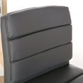 thumbnail image 6 of Bradford Black Faux Leather Swivel Adjustable Bar Stools(Set of 2), 6 of 10