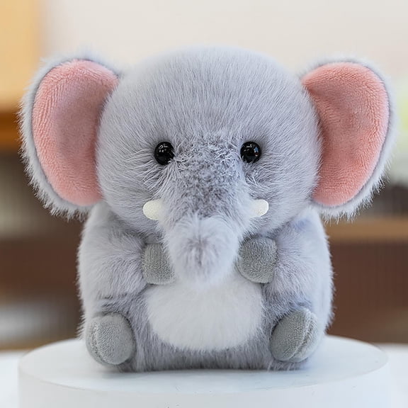 Cadancy Stuffed Animal Plush Toy, Soft Elephant Hugging Pillow, Fluffy Cuddly Companion for Kids Adults, Sleeping Comfort Cushion, Kawaii Room Decor, Birthday Gift Table Doll Decoration
