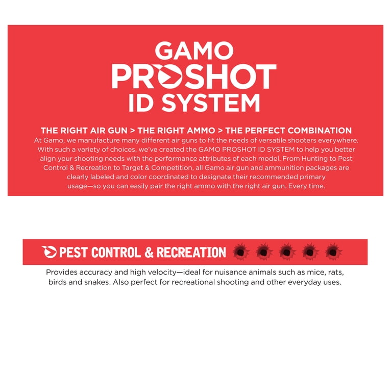 3 pack) Gamo Red Fire Pellets .177 Cal. Ammunition - Walmart.com