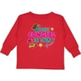 thumbnail image 3 of Inktastic Cutest Cowgirl in Town with Cowgirl Hat and Boots Girls Long Sleeve Toddler T-Shirt, 3 of 5