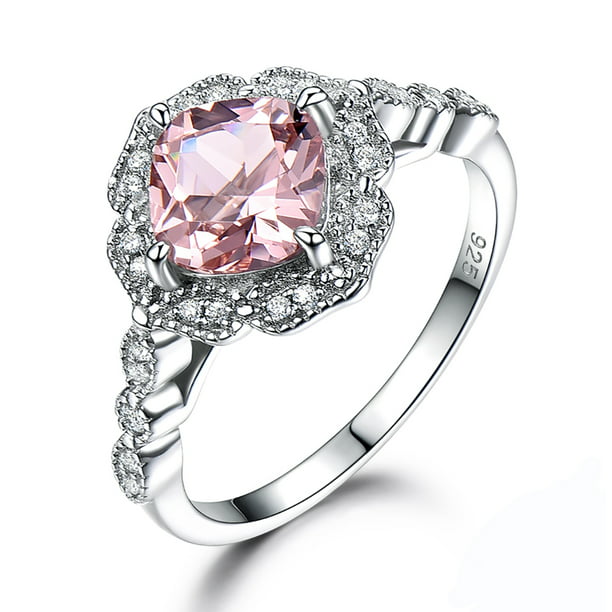 Ginger Lyne Collection - Created Pink Morganite Engagement Ring ...