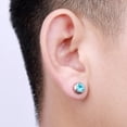 thumbnail image 5 of SmartBy Unisex Rhinestone Stainless Steel Ear Stud Earrings Helix Piercing Jewelry Gift, 5 of 7