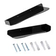 thumbnail image 1 of Estante de pared para zapatos de acrílico, compacto y con tornillos para aficionados al deporte. Negro, 1 of 9