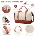 thumbnail image 5 of Gynky Travel Duffle Bag Weekender Bags for Women with Shoe Compartment Carry on Overnight Bag Gym Duffel Bag with Wet Pocket Hospital Bags for Labor and Delivery, 5 of 8
