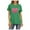 Green, variant on Aoochasliy Womens Tops Plus Size Short Sleeve Clearance T-Shirt Glittery Heart Graphic Valentine’s Day Short Sleeve Tees Tops