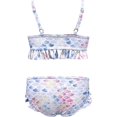 thumbnail image 2 of Trajes de baño de Dos Piezas con Volantes y Volantes para bebé niña Lindos Trajes de baño Florales Pescado 3 Años Pescado 3 Años Xishao ropa, 2 of 2