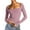 Watermelon Red, variant on Women Summer Tops Women's Sexy Long Sleeve Crop Top Square Neck Double Lined Basic Slim Fit T Shirt Leopard Print Silk Top Long Sleep Shirts Women Dressy Tops And Blouses Fall Button up Watermelon